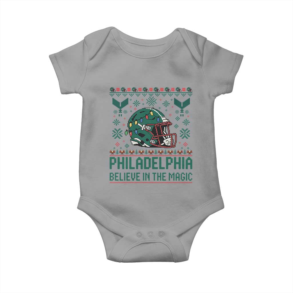 Philadelphia Believe in the Magic Baby Onesie Retro Philly PFE Sport Fans Christmas Gift TS02 Sport Gray Print Your Wear