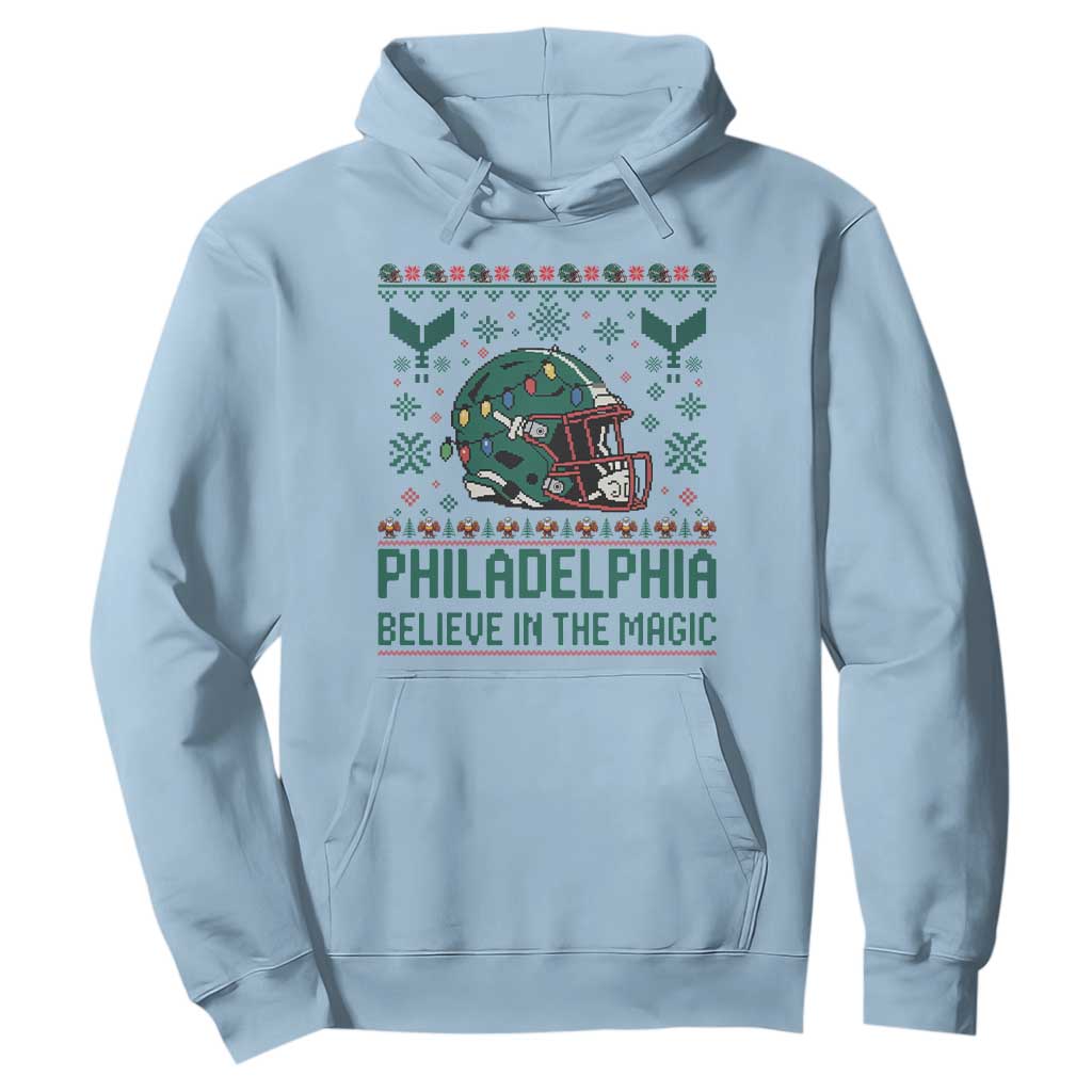 Philadelphia Believe in the Magic Hoodie Retro Philly PFE Sport Fans Christmas Gift TS02 Light Blue Print Your Wear