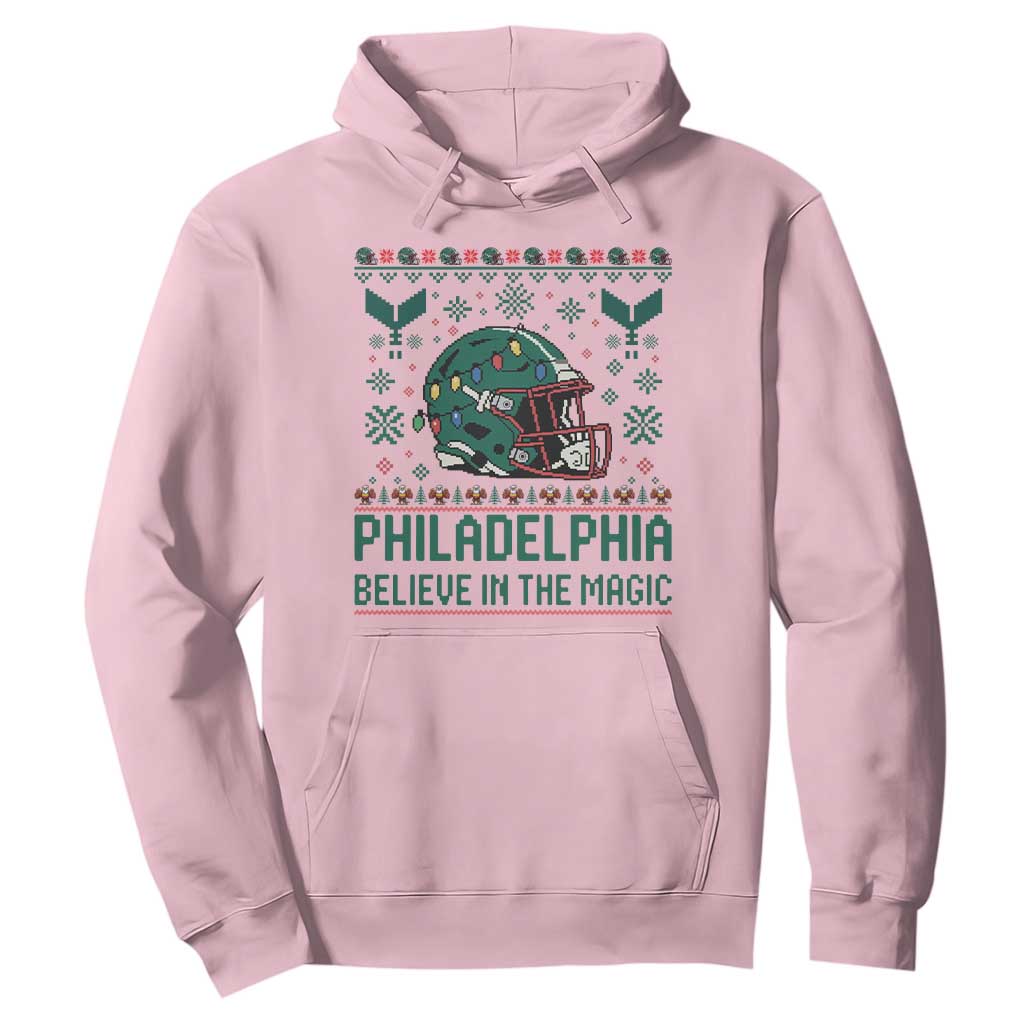 Philadelphia Believe in the Magic Hoodie Retro Philly PFE Sport Fans Christmas Gift TS02 Light Pink Print Your Wear