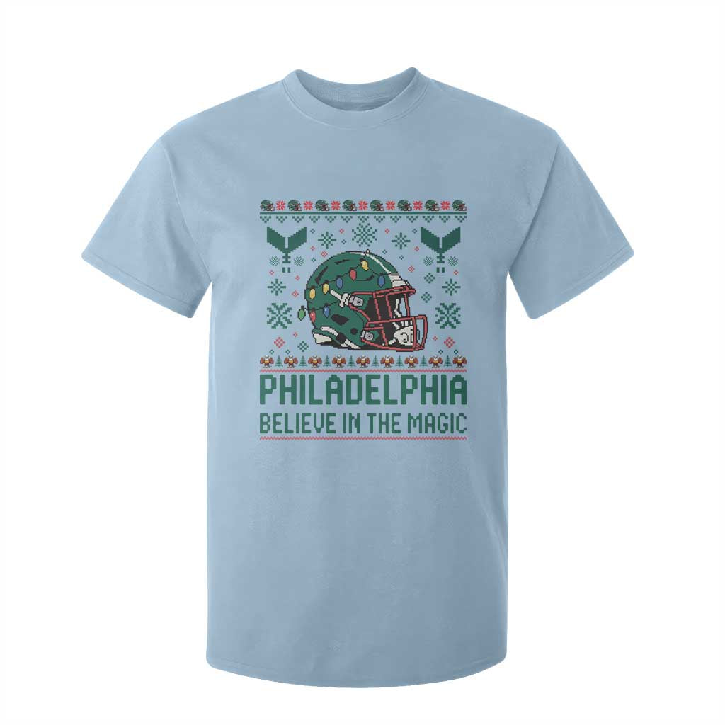 Philadelphia Believe in the Magic T Shirt For Kid Retro Philly PFE Sport Fans Christmas Gift TS02 Light Blue Print Your Wear