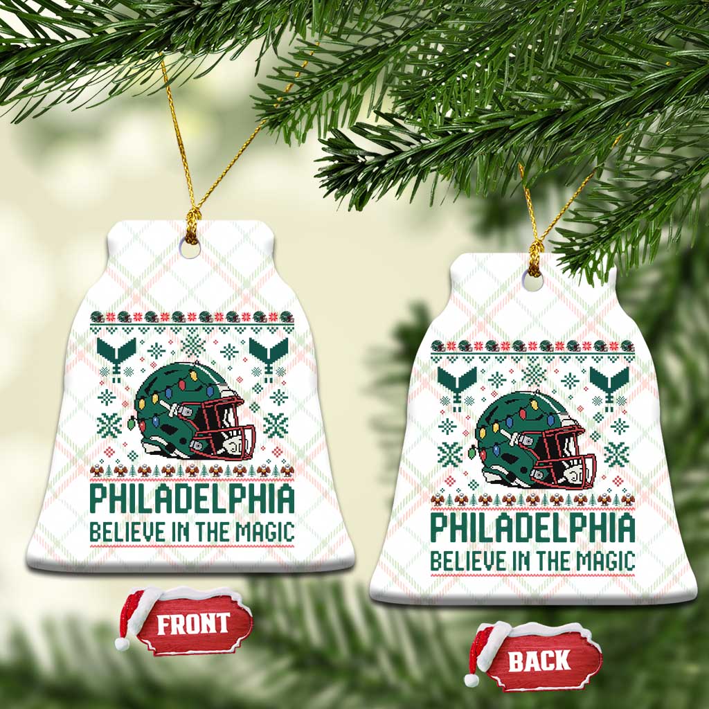 Philadelphia Believe in the Magic Ceramic Ornament Retro Philly PFE Sport Fans Christmas Gift TS02 Print Your Wear