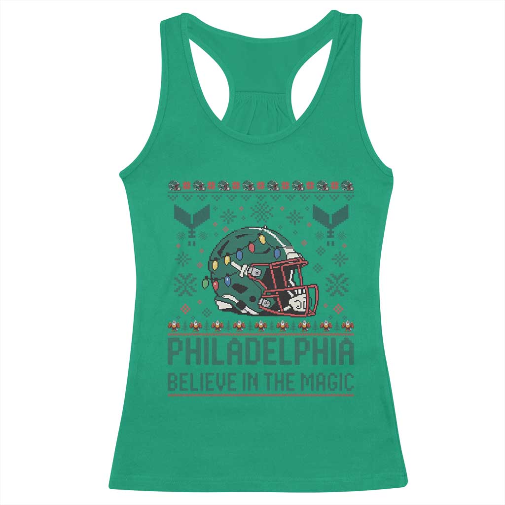 Philadelphia Believe in the Magic Racerback Tank Top Retro Philly PFE Sport Fans Christmas Gift TS02 Irish Green Print Your Wear