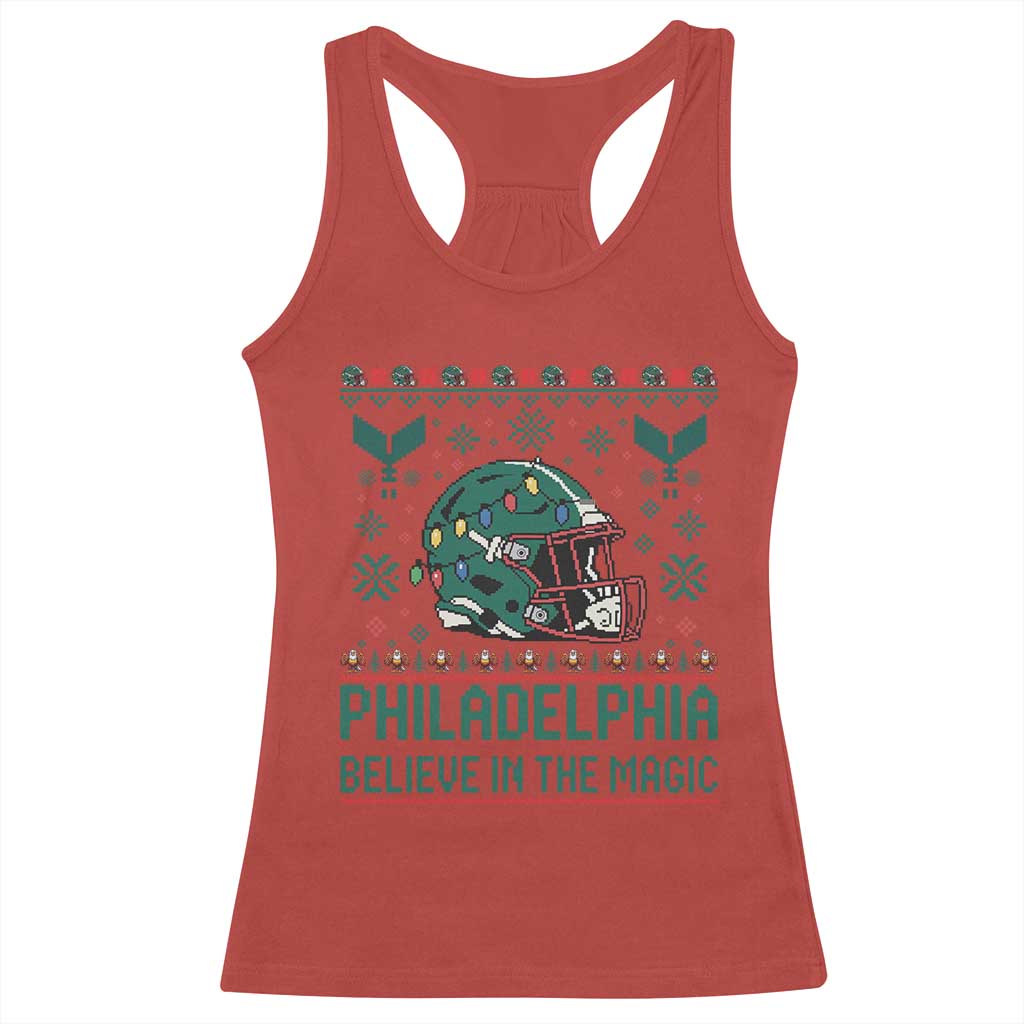 Philadelphia Believe in the Magic Racerback Tank Top Retro Philly PFE Sport Fans Christmas Gift TS02 Red Print Your Wear
