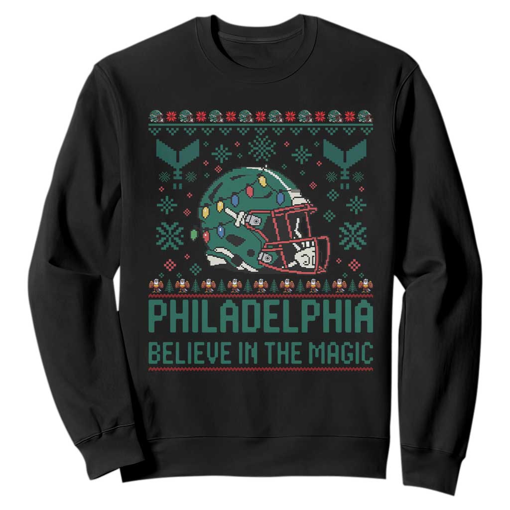 Philadelphia Believe in the Magic Sweatshirt Retro Philly PFE Sport Fans Christmas Gift TS02 Black Print Your Wear