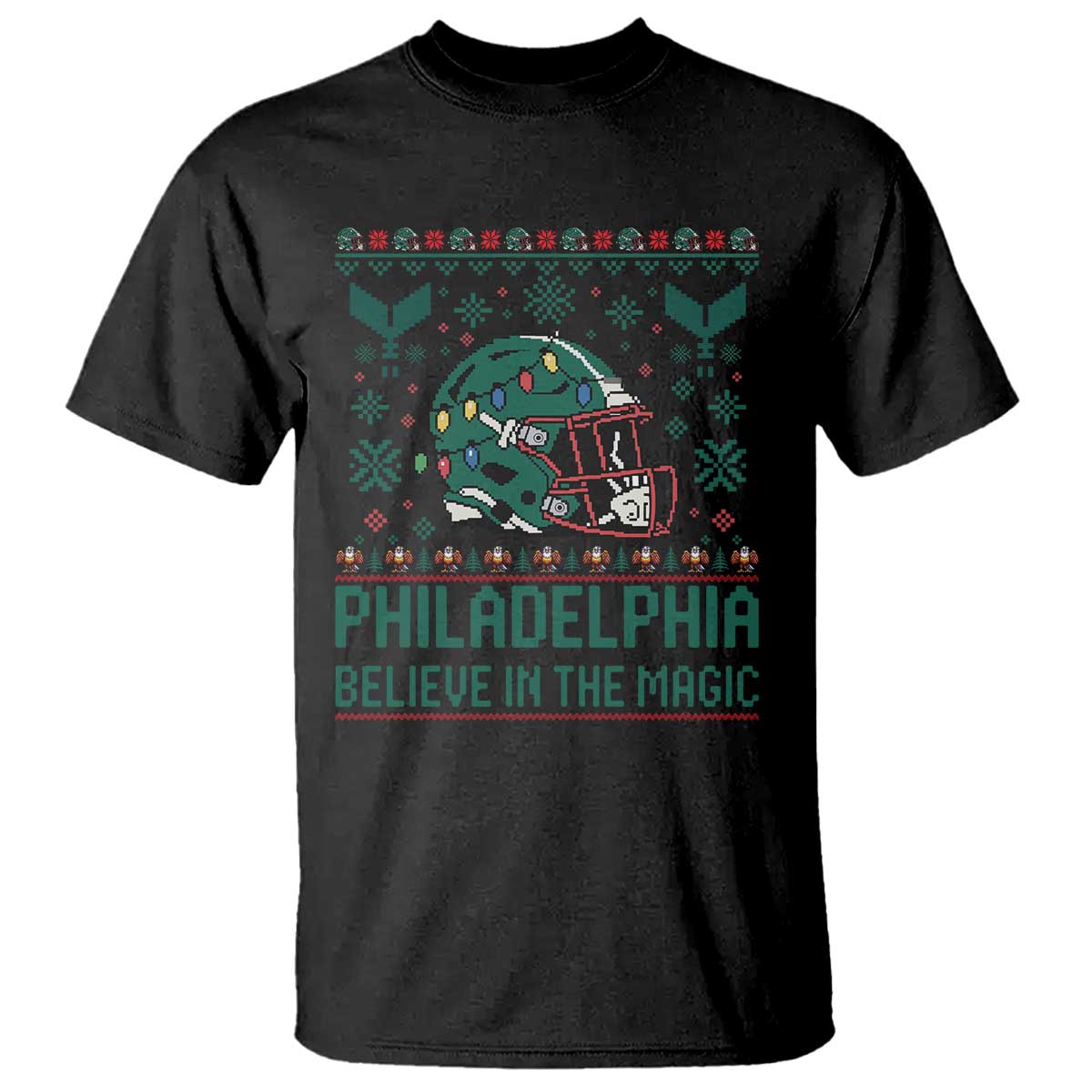 Philadelphia Believe in the Magic T Shirt Retro Philly PFE Sport Fans Christmas Gift TS02 Black Print Your Wear