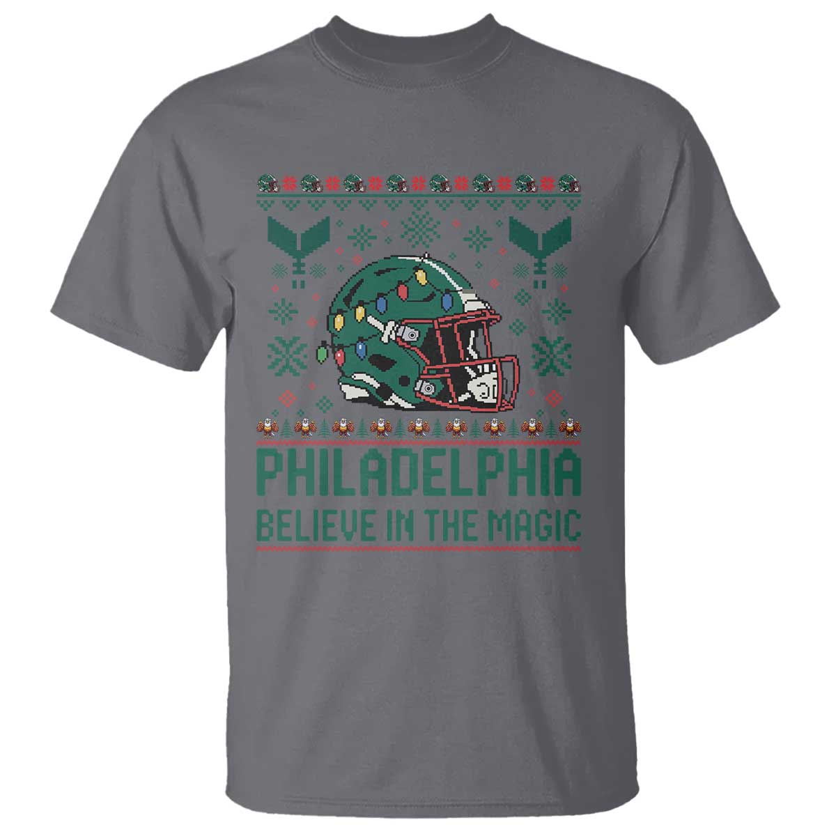 Philadelphia Believe in the Magic T Shirt Retro Philly PFE Sport Fans Christmas Gift TS02 Charcoal Print Your Wear