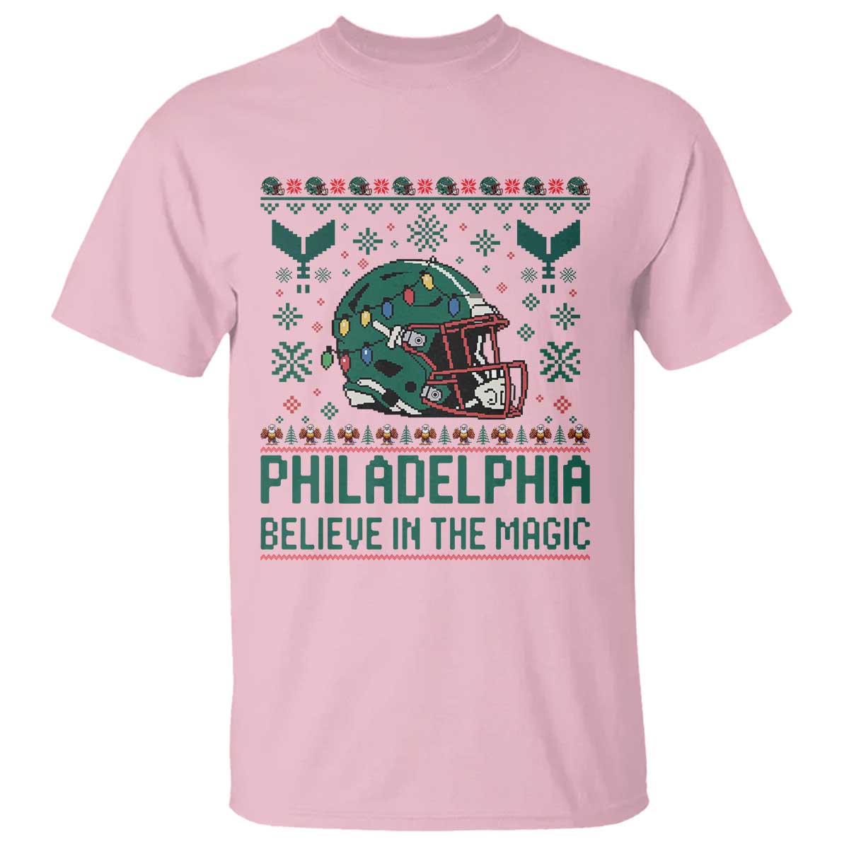 Philadelphia Believe in the Magic T Shirt Retro Philly PFE Sport Fans Christmas Gift TS02 Light Pink Print Your Wear