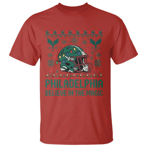 Philadelphia Believe in the Magic T Shirt Retro Philly PFE Sport Fans Christmas Gift TS02 Red Print Your Wear
