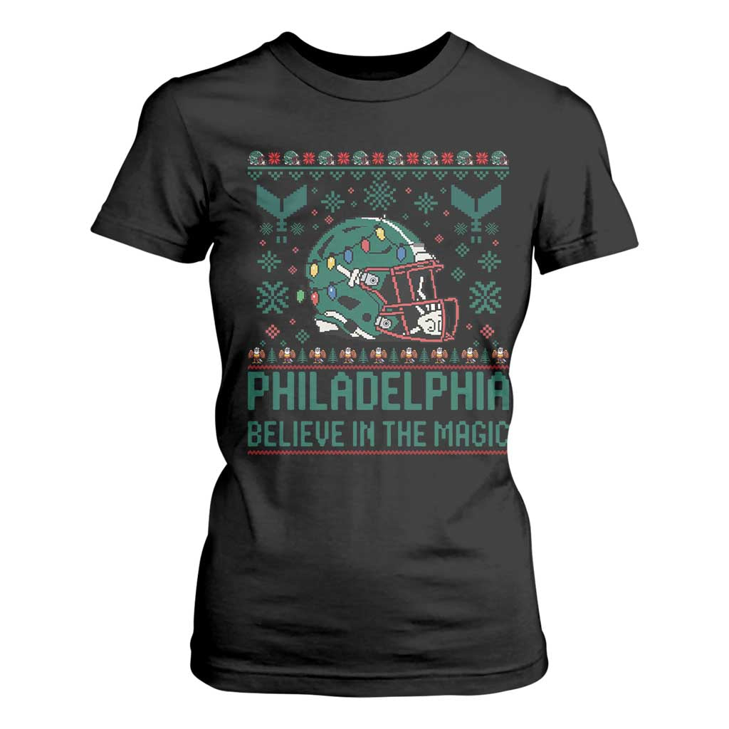 Philadelphia Believe in the Magic T Shirt For Women Retro Philly PFE Sport Fans Christmas Gift TS02 Black Print Your Wear