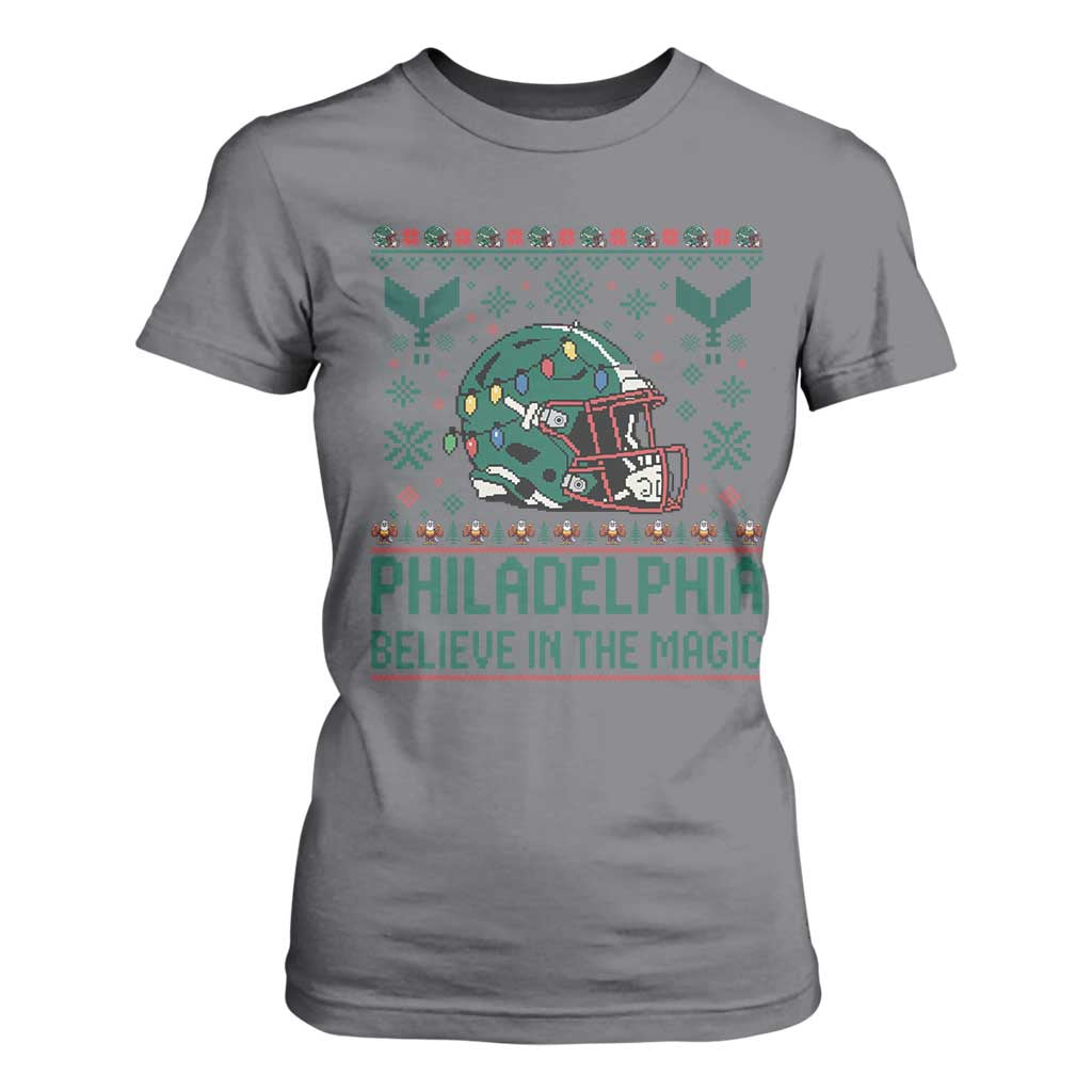 Philadelphia Believe in the Magic T Shirt For Women Retro Philly PFE Sport Fans Christmas Gift TS02 Charcoal Print Your Wear