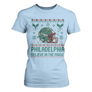Philadelphia Believe in the Magic T Shirt For Women Retro Philly PFE Sport Fans Christmas Gift TS02 Light Blue Print Your Wear