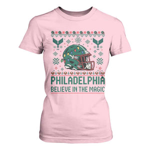 Philadelphia Believe in the Magic T Shirt For Women Retro Philly PFE Sport Fans Christmas Gift TS02 Light Pink Print Your Wear