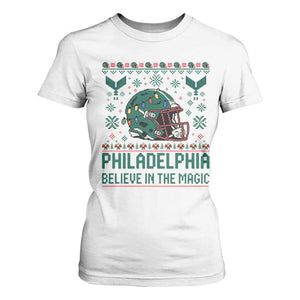 Philadelphia Believe in the Magic T Shirt For Women Retro Philly PFE Sport Fans Christmas Gift TS02 White Print Your Wear