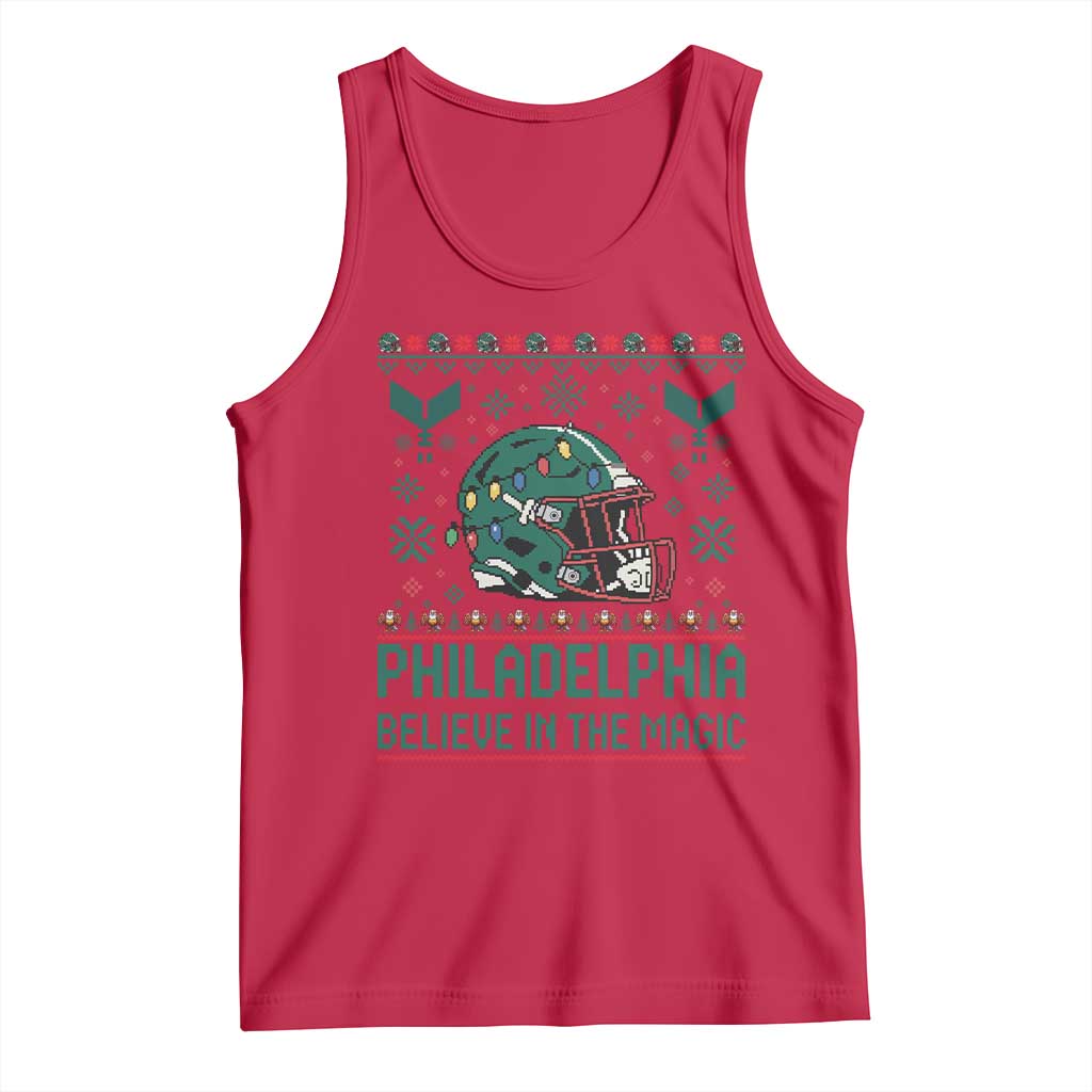 Philadelphia Believe in the Magic Tank Top Retro Philly PFE Sport Fans Christmas Gift TS02 Red Print Your Wear