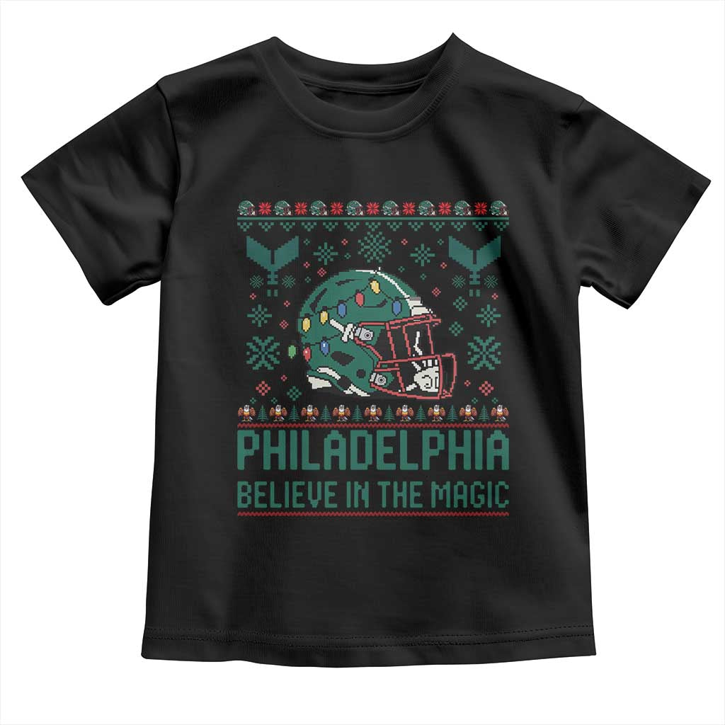 Philadelphia Believe in the Magic Toddler T Shirt Retro Philly PFE Sport Fans Christmas Gift TS02 Black Print Your Wear