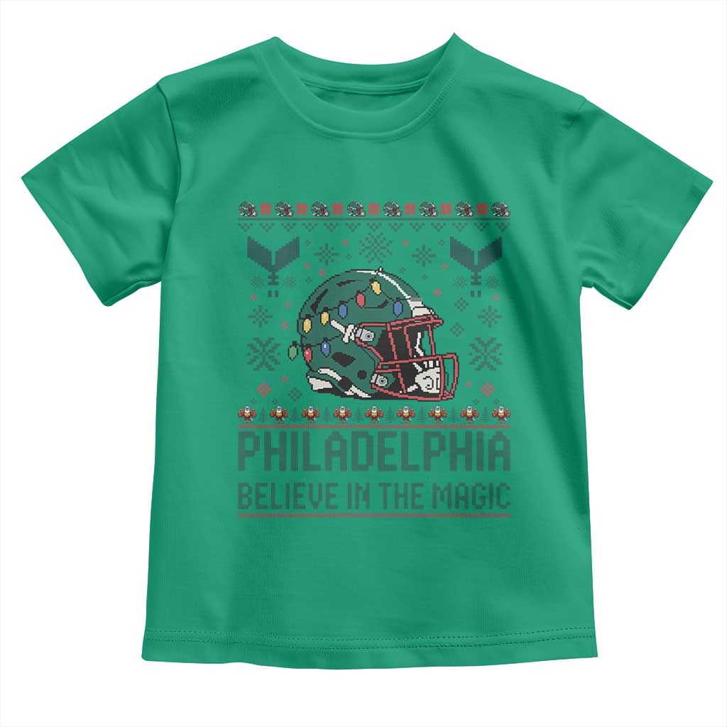 Philadelphia Believe in the Magic Toddler T Shirt Retro Philly PFE Sport Fans Christmas Gift TS02 Irish Green Print Your Wear