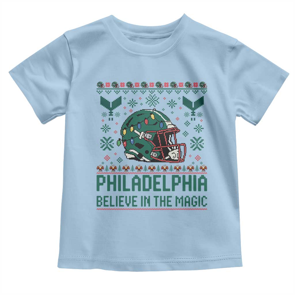 Philadelphia Believe in the Magic Toddler T Shirt Retro Philly PFE Sport Fans Christmas Gift TS02 Light Blue Print Your Wear