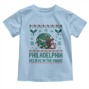 Philadelphia Believe in the Magic Toddler T Shirt Retro Philly PFE Sport Fans Christmas Gift TS02 Light Blue Print Your Wear