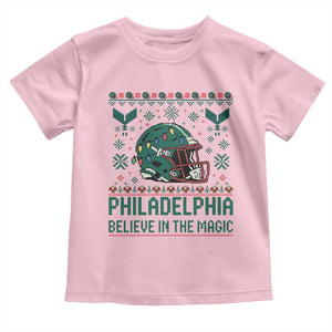 Philadelphia Believe in the Magic Toddler T Shirt Retro Philly PFE Sport Fans Christmas Gift TS02 Light Pink Print Your Wear