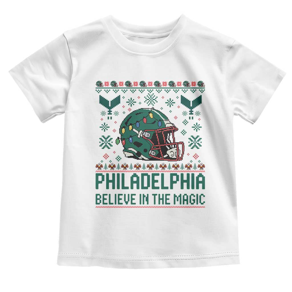 Philadelphia Believe in the Magic Toddler T Shirt Retro Philly PFE Sport Fans Christmas Gift TS02 White Print Your Wear