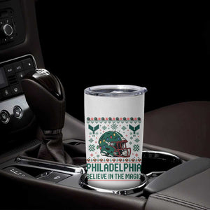 Philadelphia Believe in the Magic Tumbler Cup Retro Philly PFE Sport Fans Christmas Gift TS02 Print Your Wear