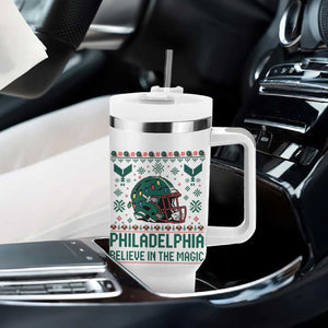 Philadelphia Believe in the Magic Tumbler With Handle Retro Philly PFE Sport Fans Christmas Gift TS02 Print Your Wear