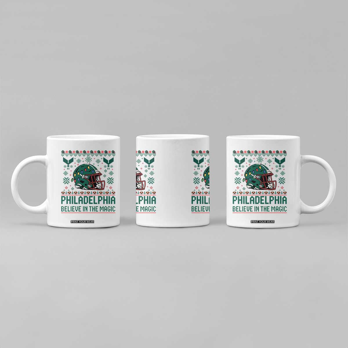 Philadelphia Believe in the Magic Coffee Mug Retro Philly PFE Sport Fans Christmas Gift TS02 Print Your Wear