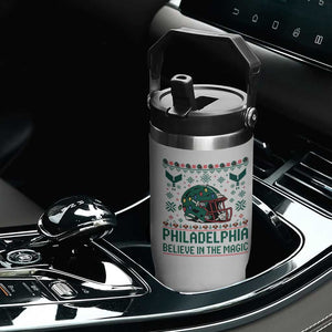 Philadelphia Believe in the Magic Flip Straw Tumbler Retro Philly PFE Sport Fans Christmas Gift TS02 Print Your Wear