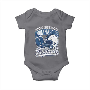 Vintage Indy Sport Fans IFC Retro 1953 Throwback Baby Onesie TS02 Charcoal Print Your Wear
