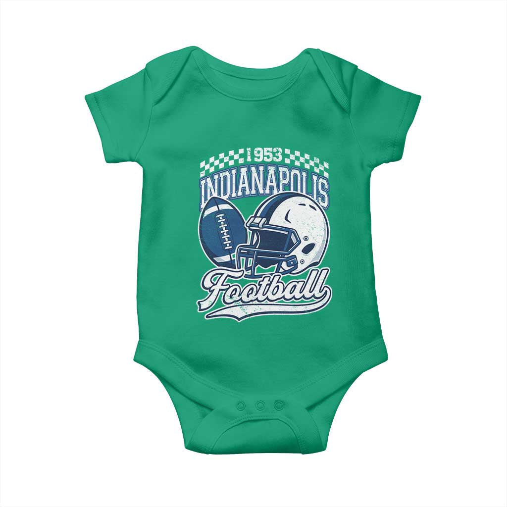Vintage Indy Sport Fans IFC Retro 1953 Throwback Baby Onesie TS02 Irish Green Print Your Wear