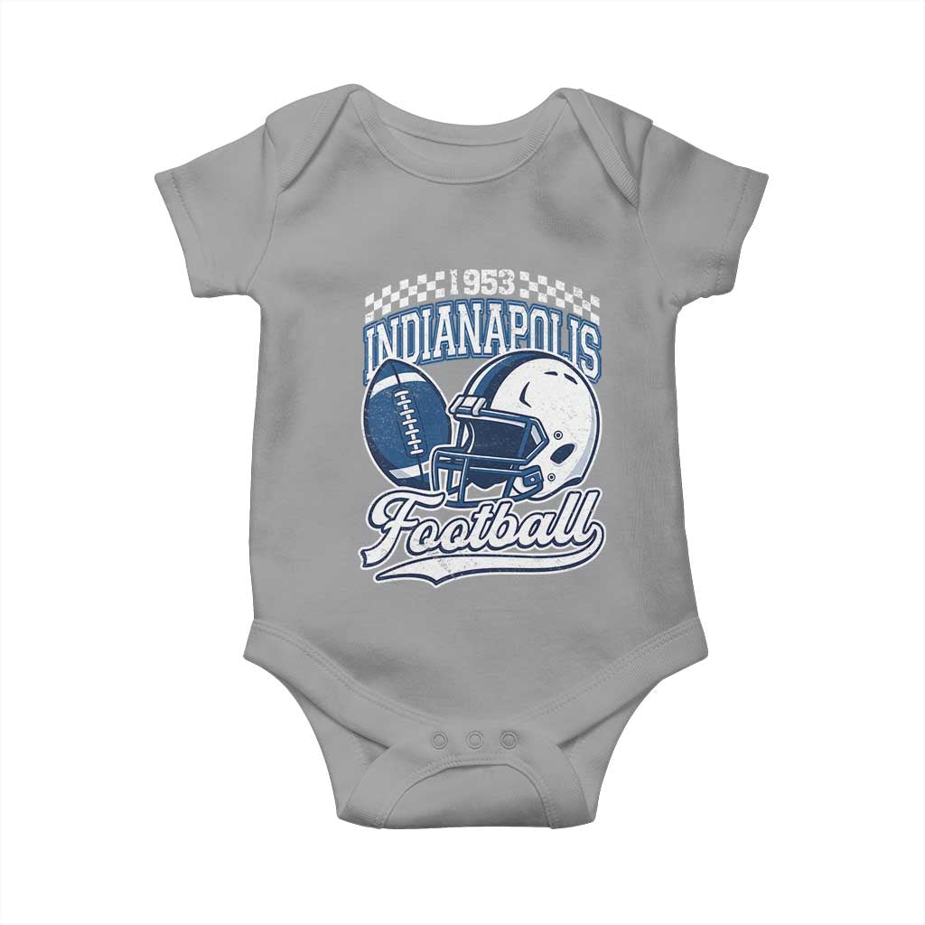 Vintage Indy Sport Fans IFC Retro 1953 Throwback Baby Onesie TS02 Sport Gray Print Your Wear