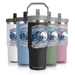 Vintage Indy Sport Fans IFC Retro 1953 Throwback Flip Straw Tumbler TS02 Print Your Wear