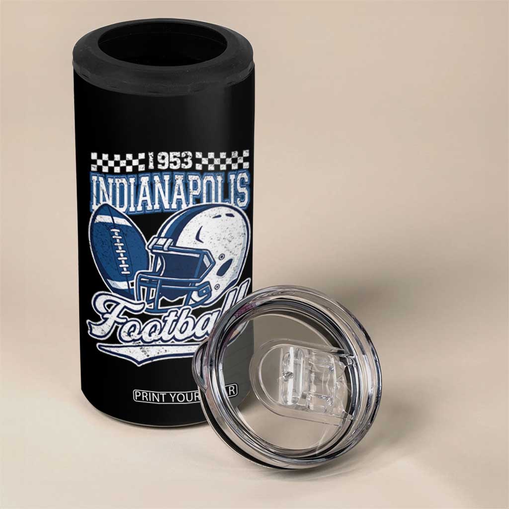 Vintage Indy Sport Fans IFC Retro 1953 Throwback 4 in 1 Can Cooler Tumbler TS02 Print Your Wear