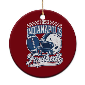 Vintage Indy Sport Fans IFC Retro 1953 Throwback Ceramic Ornament TS02 1pc Red Print Your Wear