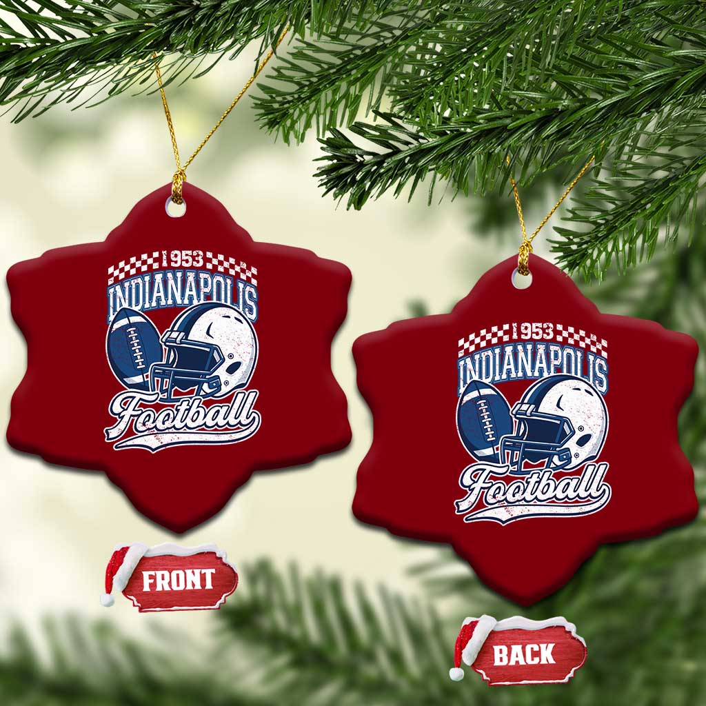 Vintage Indy Sport Fans IFC Retro 1953 Throwback Ceramic Ornament TS02 Print Your Wear