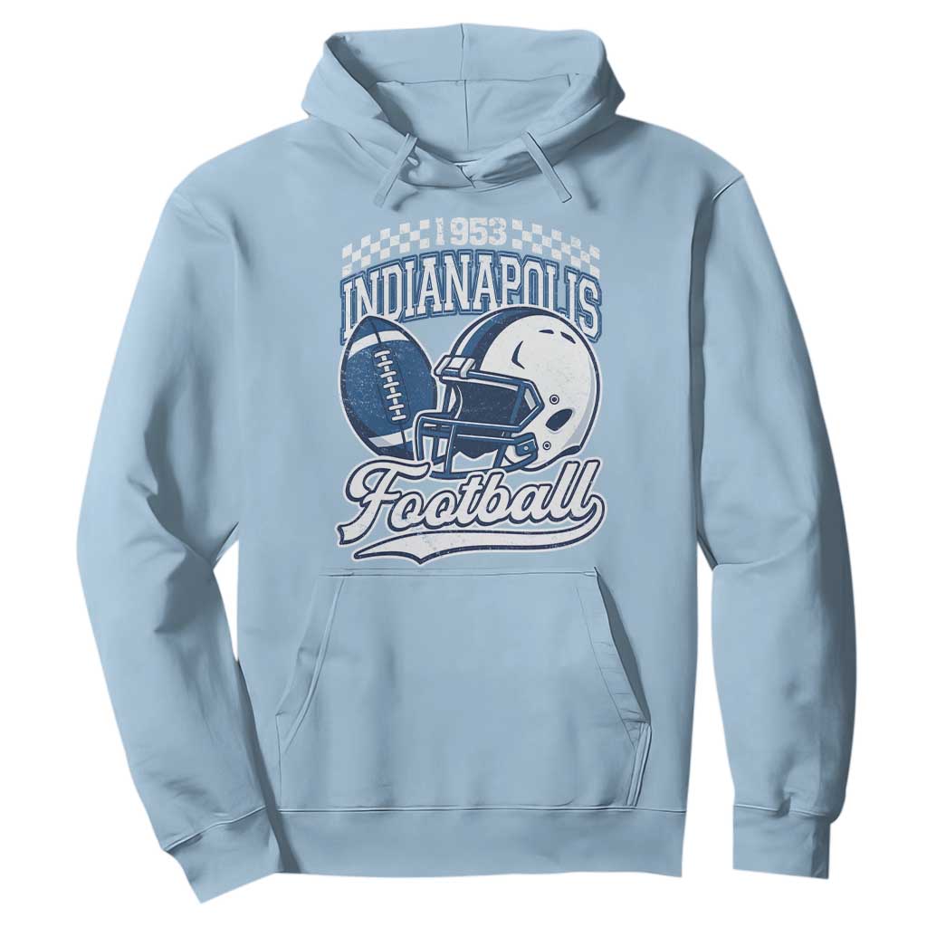 Vintage Indy Sport Fans IFC Retro 1953 Throwback Hoodie TS02 Light Blue Print Your Wear