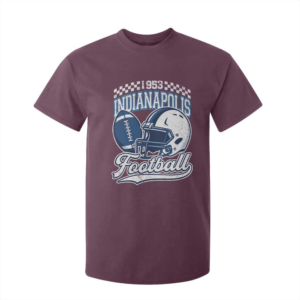 Vintage Indy Sport Fans IFC Retro 1953 Throwback T Shirt For Kid TS02 Maroon Print Your Wear