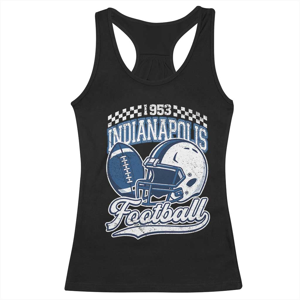 Vintage Indy Sport Fans IFC Retro 1953 Throwback Racerback Tank Top TS02 Black Print Your Wear