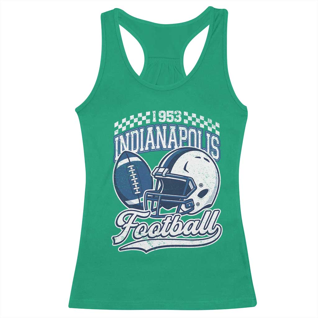 Vintage Indy Sport Fans IFC Retro 1953 Throwback Racerback Tank Top TS02 Irish Green Print Your Wear