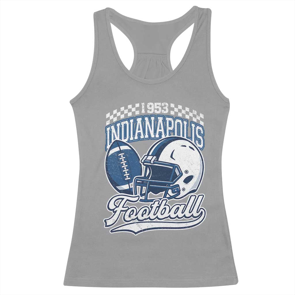 Vintage Indy Sport Fans IFC Retro 1953 Throwback Racerback Tank Top TS02 Sport Gray Print Your Wear