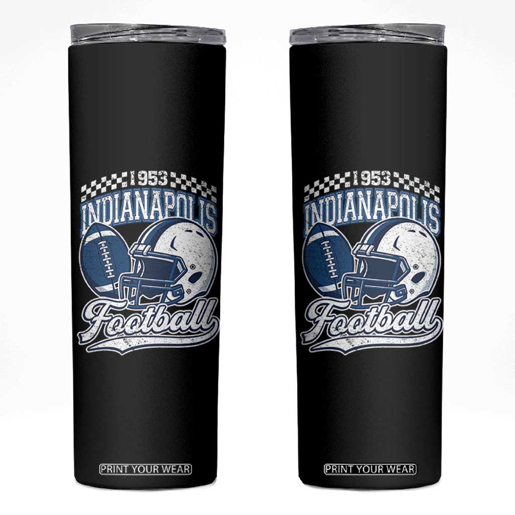Vintage Indy Sport Fans IFC Retro 1953 Throwback Skinny Tumbler TS02 Black Print Your Wear