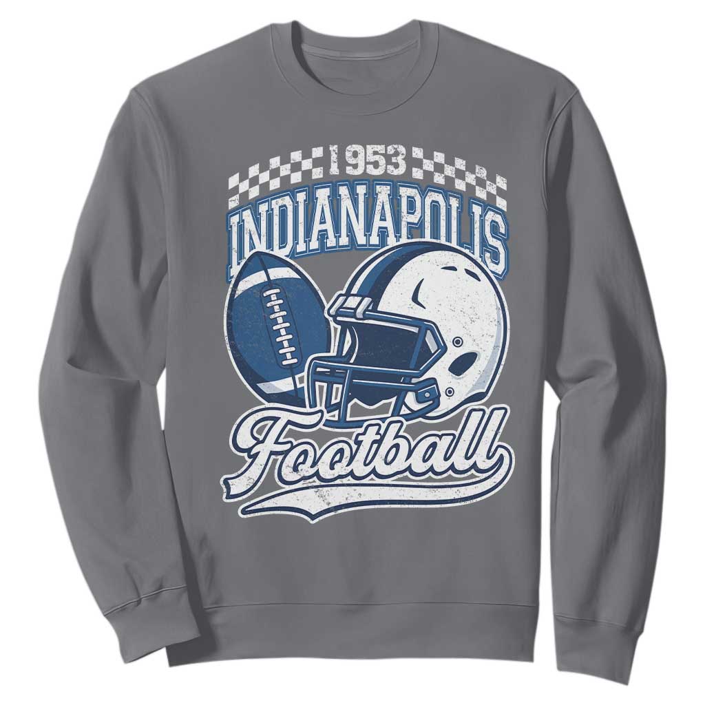 Vintage Indy Sport Fans IFC Retro 1953 Throwback Sweatshirt TS02 Charcoal Print Your Wear