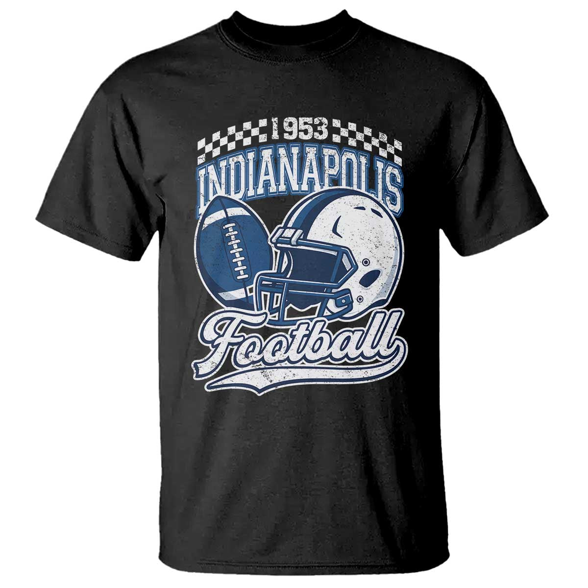 Vintage Indy Sport Fans IFC Retro 1953 Throwback T Shirt TS02 Black Print Your Wear