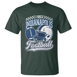 Vintage Indy Sport Fans IFC Retro 1953 Throwback T Shirt TS02 Dark Forest Green Print Your Wear