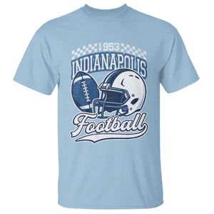 Vintage Indy Sport Fans IFC Retro 1953 Throwback T Shirt TS02 Light Blue Print Your Wear