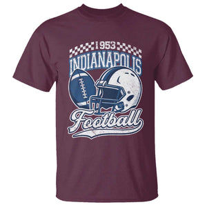 Vintage Indy Sport Fans IFC Retro 1953 Throwback T Shirt TS02 Maroon Print Your Wear