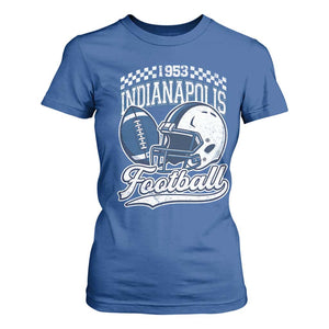 Vintage Indy Sport Fans IFC Retro 1953 Throwback T Shirt For Women TS02 Royal Blue Print Your Wear