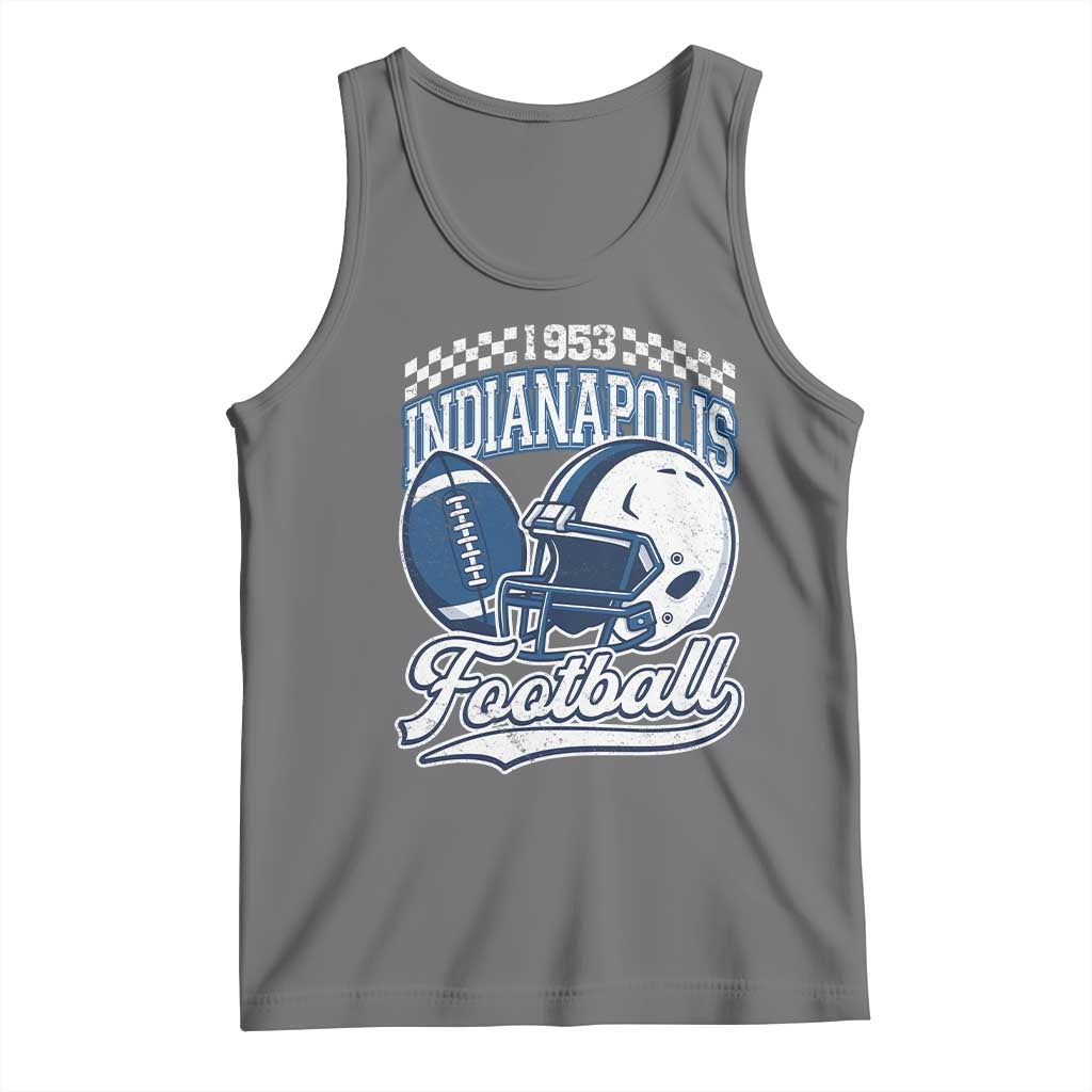 Vintage Indy Sport Fans IFC Retro 1953 Throwback Tank Top TS02 Black Heather Print Your Wear