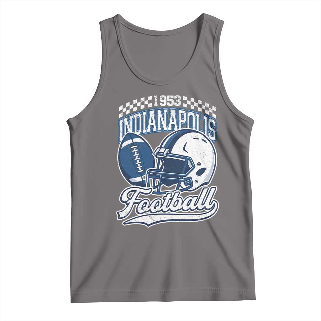 Vintage Indy Sport Fans IFC Retro 1953 Throwback Tank Top TS02 Deep Heather Print Your Wear
