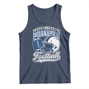 Vintage Indy Sport Fans IFC Retro 1953 Throwback Tank Top TS02 Navy Print Your Wear